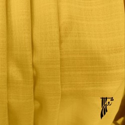 پرده آماده پانچ, حریرکتان، زرد خردلی روشن یا زرد طلایی گرم (mustard yellow / golden mustard)