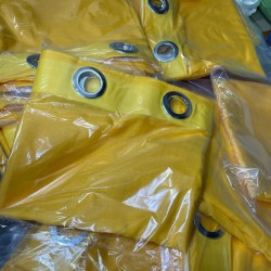 پرده آماده پانچ, حریرکتان، زرد خردلی روشن یا زرد طلایی گرم (mustard yellow / golden mustard)